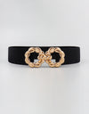 Zinc Alloy Buckle Elastic Belt