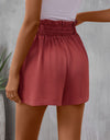 Tied High Waist Shorts