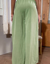 Side Slit Wide Leg Pants