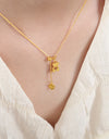 18K Gold-Plated Bear Necklace