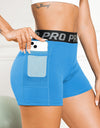 Elastic Waist Active Shorts with Pockets