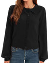 Collared Long Sleeve Button Down Cardigan