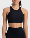 Wide Strap Cropped Sport Tank