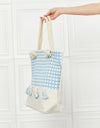 Justin Taylor Picnic Date Tassel Tote Bag