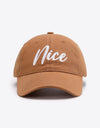 NICE Adjustable Cotton Baseball Cap