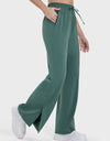 Slit Wide Leg Active Pants