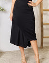 Culture Code Full Size High Waist Midi Skirt