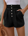 Pocketed High Waist Shorts