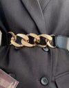 Chain Detail Elastic Belt