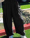 Full Size Pocketed Drawstring Wide Leg Pants