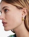 18K Gold-Plated Stainless Steel Shell Shape Earrings