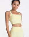 Crisscross Open Back Cropped Sports Cami