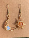 Beaded Alloy Earrings