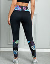 Printed Wide Waistband Active Leggings