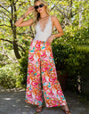 Floral Wide Leg Pants