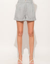 And The Why Pin Striped High Waist Rolled Shorts