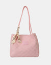 Braided Strap Polyester Tote Bag