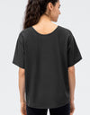 Round Neck Short Sleeve Active Tee