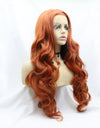 13*3" Lace Front Wigs Synthetic Long Wavy 24" 130% Density