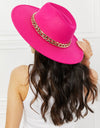 Fame Keep Your Promise Fedora Hat in Pink