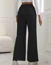 V-Waist Wide Leg Pants