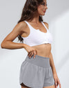 Smocked Paperbag Waist Shorts