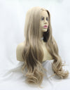 13*3" Lace Front Wigs Synthetic Long Wavy 24" 130% Density