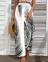 Printed Wide Leg Pants