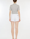 Kancan Raw Hem Distressed Denim Shorts