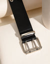 Double Row Grommet PU Leather Belt