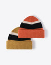 Tricolor Cuffed Knit Beanie