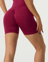 High Waist Wide Waistband Active Shorts