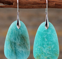 Natural Stone Dangle Earrings
