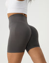 High Waist Wide Waistband Active Shorts