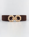 Zinc Alloy Buckle Elastic Belt