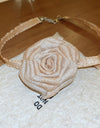 3D Rose Alloy Buckle Necklace