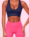 Scoop Neck Wide Strap Active Bra