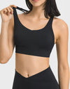 Breathable Crisscross Back Sports Bra