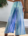 Striped High Waist Wide Leg Pants