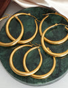 18K Gold-Plated Hoop Earrings