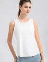 Wide Strap Round Neck Active Tank