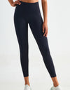 Wide Waistband Sports Leggings with Pockets