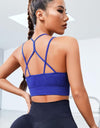 Strappy Scoop Neck Sports Bra