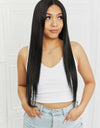 13*2" Long Lace Front Straight Synthetic Wigs 26" Long 150% Density