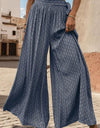 Printed Tied Wide Leg Pants