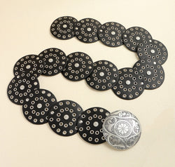 Vintage PU Leather Wide Belt