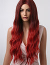 13*1" Full-Machine Wigs Synthetic Long Wave 27"