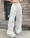 Drawstring Waist Pants with Pockets