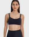 Scoop Neck Double Strap Active Cami