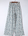 Leopard Drawstring Waist Culottes